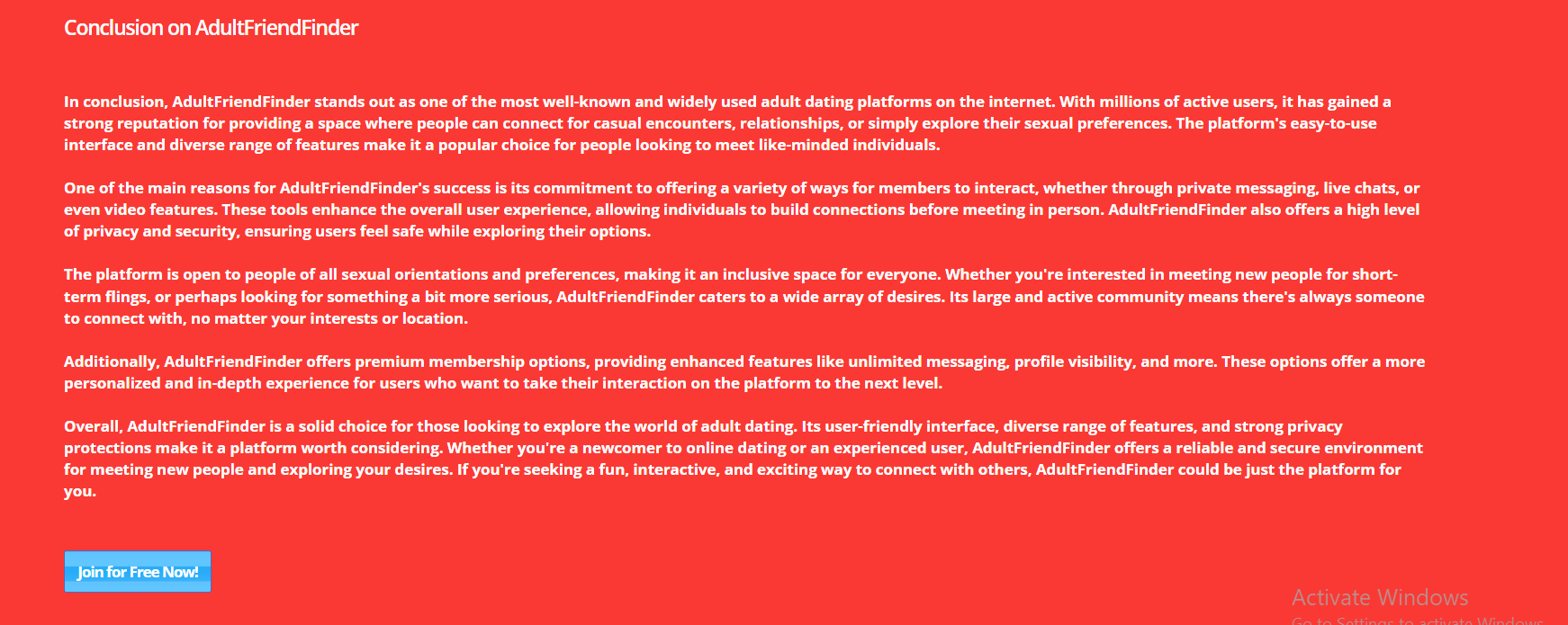 adultfriendfinder usa